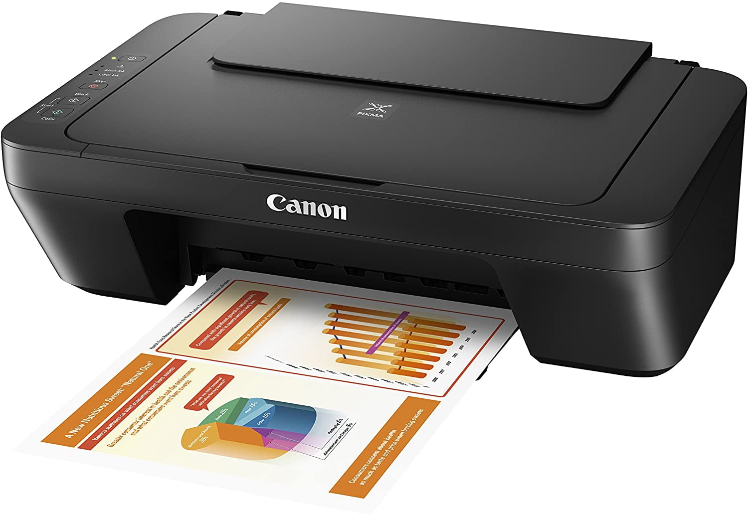 Canon Pixma MG2525 All in One Inkjet Printer Black Walmart