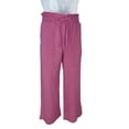 thumbnail image 2 of Pantalones de Mujer Pantalones de Lino para Mujer con Cordón Cintura Alta Informales Holgados Pierna Ancha Rectos Casuales Bolsillos el Verano ANGGREK Otros, 2 of 3
