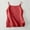 Red, variant on Hvot&aat Women's Imitation Cotton And Linen Lightweight Camisole Loose Fit Spaghetti Strap Cami Summer Casual Sleeveless Tops