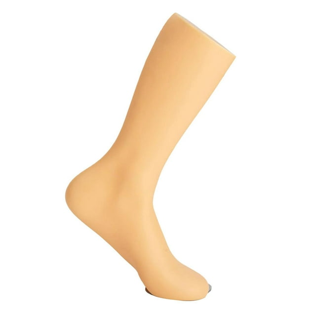 kurtrusly 1/2/3 Male Foot Mannequin Model for Window Display Realistic and Lifelike Skin Color Male Left Foot 1 Pc