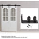 thumbnail image 2 of Guía de piso-Guía de piso deslizante ajustable de acero al carbono para accesorios de hardware de puerta de granero (ruedas dobles) Feliz Sencillez, 2 of 5