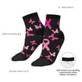 thumbnail image 6 of Naloa Breast Cancer Ankle Socks for Women Non Slip Socks No Show Socks Classic Low Cut Casual Socks Casual Socks, 6 of 7
