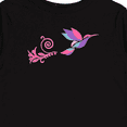 thumbnail image 4 of Inktastic hummingbird flying swirl Girls Long Sleeve Toddler T-Shirt, 4 of 5