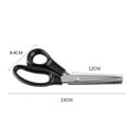 thumbnail image 1 of Sewing Scissors Fabric Decorative Round/ Edge Pinking Shears Handled Handled Professional Pinking Shears For Craft Sewing Cutting, 1 of 3
