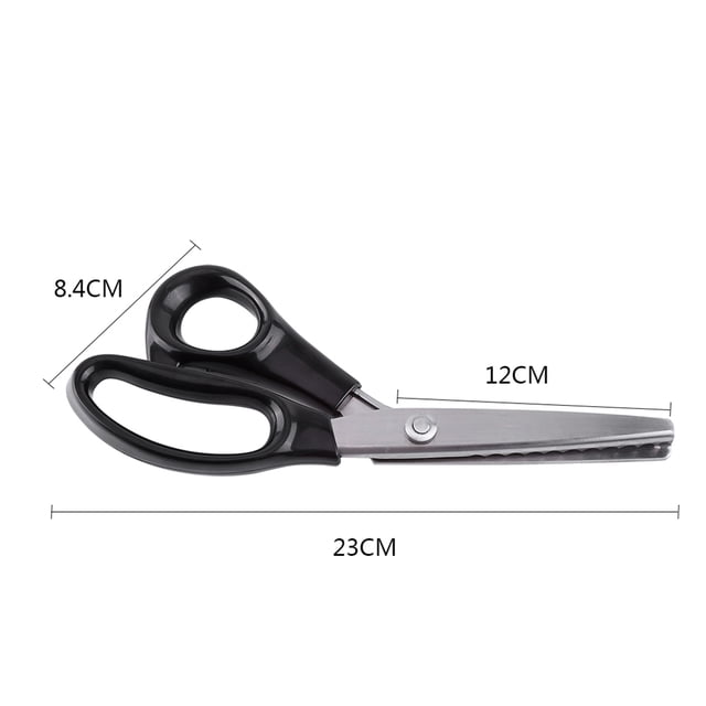 Sewing Scissors Fabric Decorative Round/ Edge Pinking Shears Handled Handled Professional Pinking Shears For Craft Sewing Cutting
