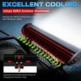 thumbnail image 5 of 12 inch LED Light Bar Kit with 5 Pin Rocker Switch Wiring Harness Triple Row Flood Spot Combo Off Road Driving Fog Lights LED Bar Work Lights for Trucks UTV ATV Tractor Golf Cart Boat, 5 of 9