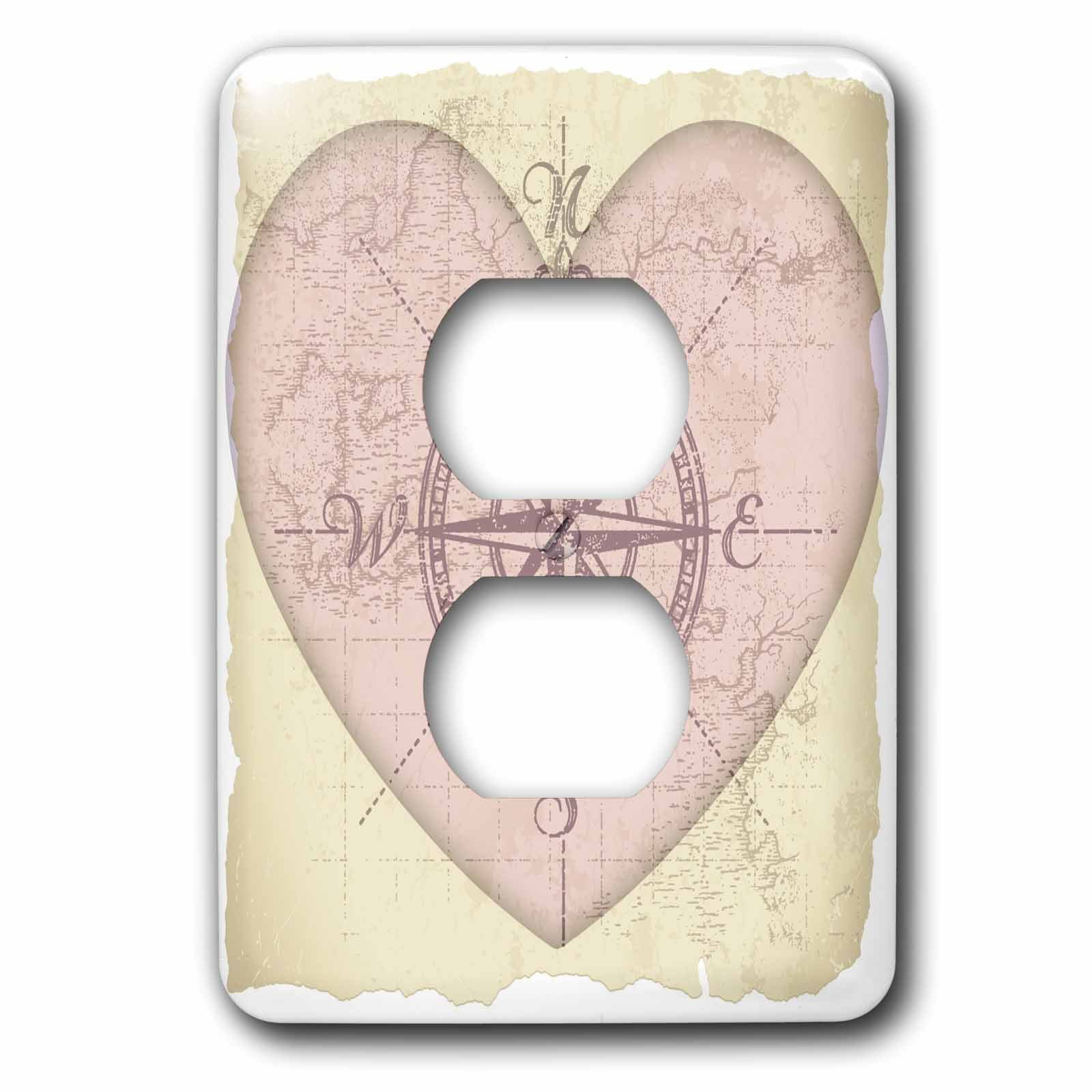 Romantic Love Art Valentines Day 2 Plug Outlet Cover 3dRose lsp_38500_6 Map Of The Heart Romantic Love Art Valentines Day 2 Plug Outlet Cover 3dRose lsp_38500_6 Map Of The Heart