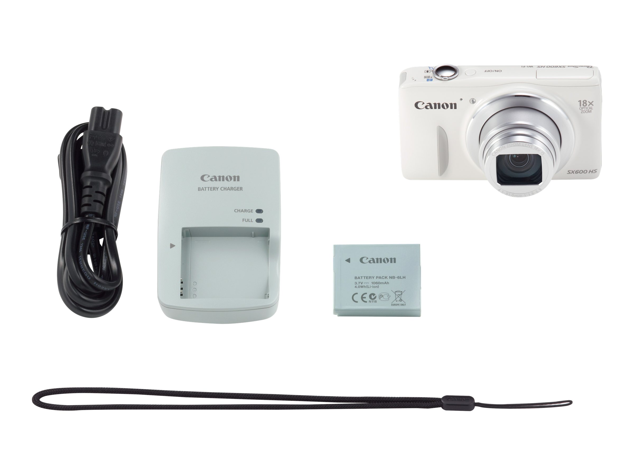 Canon PowerShot SX600 HS - Digital camera - compact - 16.0 MP 