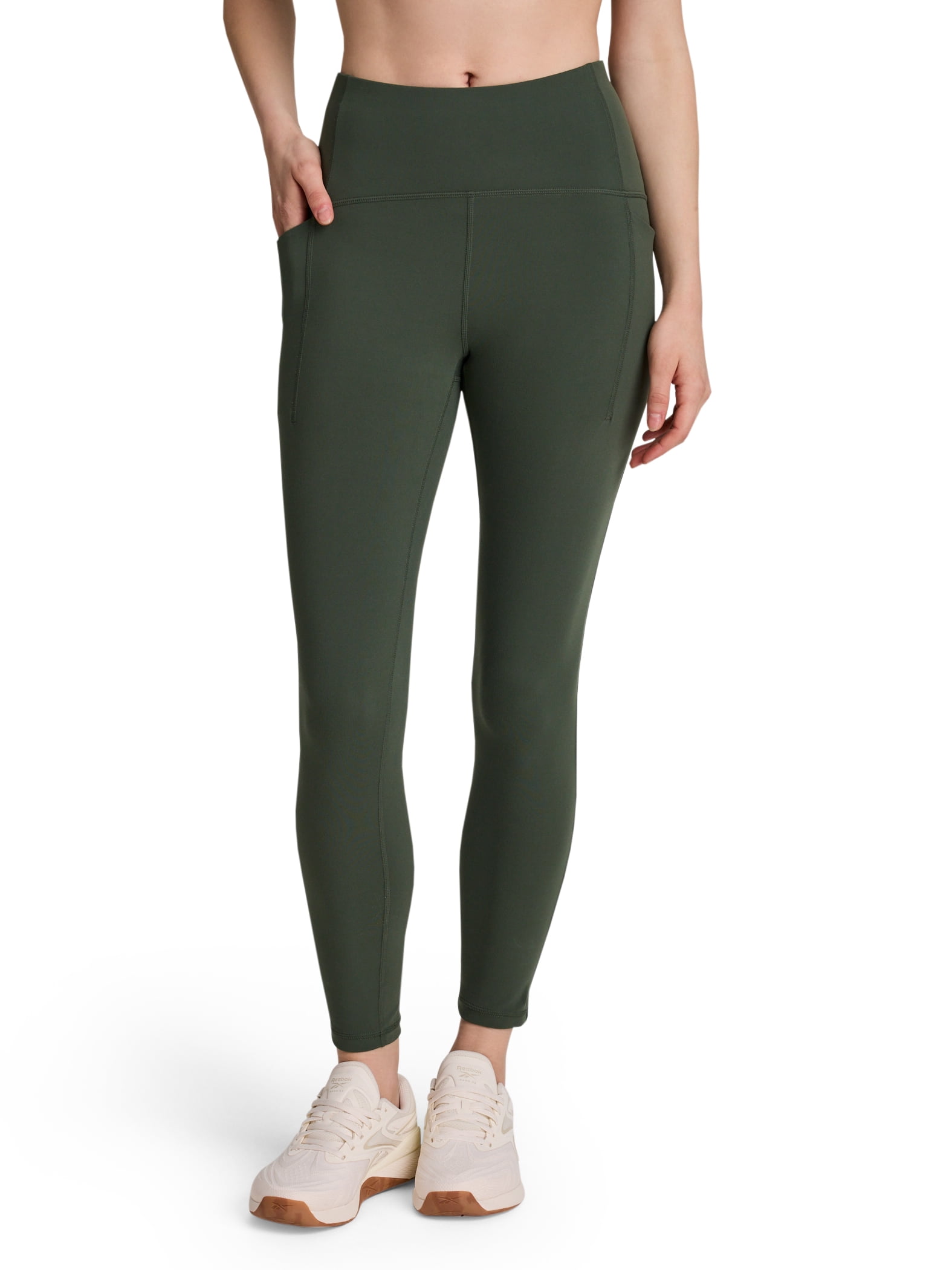 Reebok Women's Reflex High Rise 7/8 Legging, 25" Inseam, Sizes XS-4X