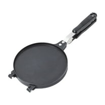 QISIWOLE Waffle Cone Maker, Nonstick Ice Cream Cone Maker, 7.2" Egg Roll Crepe Pan, Camp Pancake Crispy Cone Omelet Mold for Waffle Cups, Choco Tacos, Fuel Gas Stoves Only