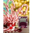 thumbnail image 5 of (24) Cherry Candy Canes 5.3 oz Box Classic Striped Holiday Candy Sweet Cherry Flavor Christmas Treats  Stocking Stuffers Hot Cocoa Stirrers Tree Ornaments, 5 of 8