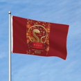 thumbnail image 2 of Bandera del Año de la Serpiente 2025, Feliz Año Nuevo Chino 2025, 90 x 150 cm, doble cara, para jardín, decoración para el hogar, césped, patio, exterior e interior., 2 of 8