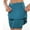 Teal, variant on Dellytop Women's Solid Color Double Layer Skort With Pockets Skirt Shorts