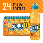 SUNNYD Tangy Original Orange Juice Drink, 24 Count, 11.3 FL OZ Bottles