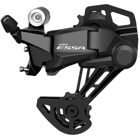 Shimano ESSA RD-U2000-GS Rear Derailleur - 8-Speed, Shadow Design, Direct Attach, Medium Cage, Black