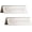 Silver(2Pcs/Pack), variant on CATPAN Reserved Sign - Brushed Stainless Steel Free Standing Table Top Compliance Sign - Double Sided - 4.7 By 1.6 Inch - Set of 2 - Copper