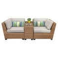 thumbnail image 2 of TK Classics Laguna Wicker 3 Piece Patio Conversation Set with Cup Table and 2 Sets of Cushion Covers, 2 of 3