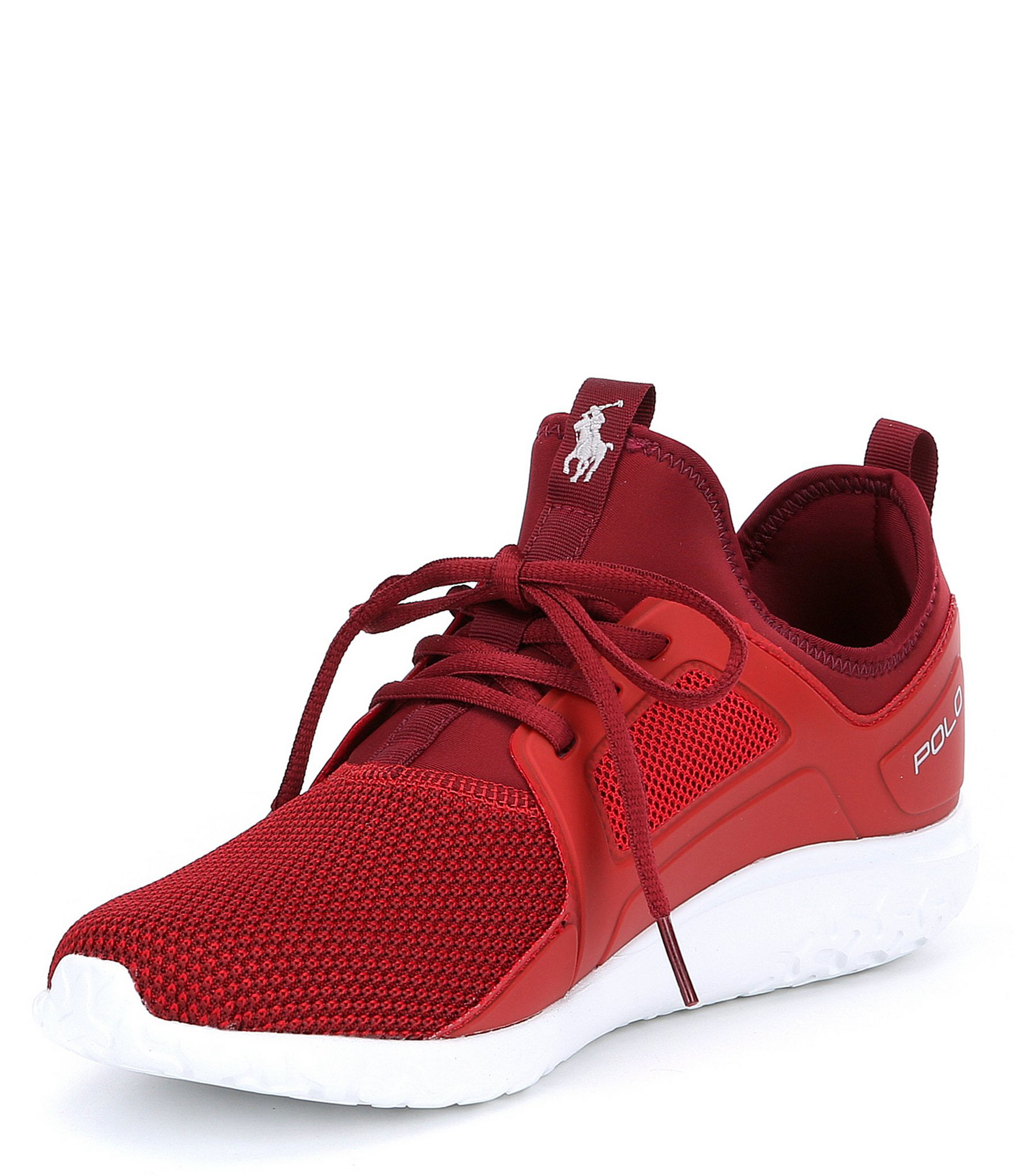 Polo Ralph Lauren Mens Train Mesh Sneaker, Red, - Walmart.com