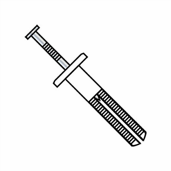 3/16X1 1/2 Round Head Nail In Anchor Nylon (Pack Qty 100) BC-1024ANR