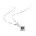 thumbnail image 2 of 14K White Gold 5/8 ct. Green and White Diamond Fashion Pendant with Chain, 2 of 3