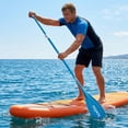 thumbnail image 4 of Kayak Paddle,KOETSU 2-in-1 Aluminum Alloy Boat Paddle Oars, Adjustable Canoe Board Paddles SUP Paddle Detachable 4 Piece, 85in,Blue, 4 of 11