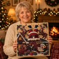 thumbnail image 7 of 3D Pearl Absurd Christmas Moments Art Kit DIY Funny Holiday Decor Christmas Pearl Diamond Painting Art with Frame for Adults Beginners, 7 of 7