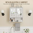 thumbnail image 3 of RoyalCraft Bathroom Medicine Cabinet with Mirror, Screwdriver & Female Screw Accessories, 3 of 8