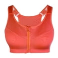 thumbnail image 3 of Plus Size Top Women Front Zipper Sports Bras Underwear Shockproof Gym Fitness Push Up Athletic Running Yoga Sport Bra Top 3XL, 3 of 5