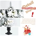 thumbnail image 2 of Patiojoy 4ft Artificial Christmas Tree Pre-lit Entrance Tree Xmas Tree w/ 100 Warm White LED Lights, 2 of 8
