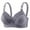 Gray, variant on Bra for Women Gathered Underwear Anti Sagging Sexy Push Up Bras Breathable No Underwire Bra Full Coverage Comfortable Bras Pink XXL Brasier Sin Aros Para Mujer