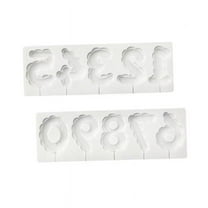 Balloon Numbers Silicone Molds Baking Tool Mousses Cake Decorating Molds for Making Chocolate, Candy, Candle, Soap
