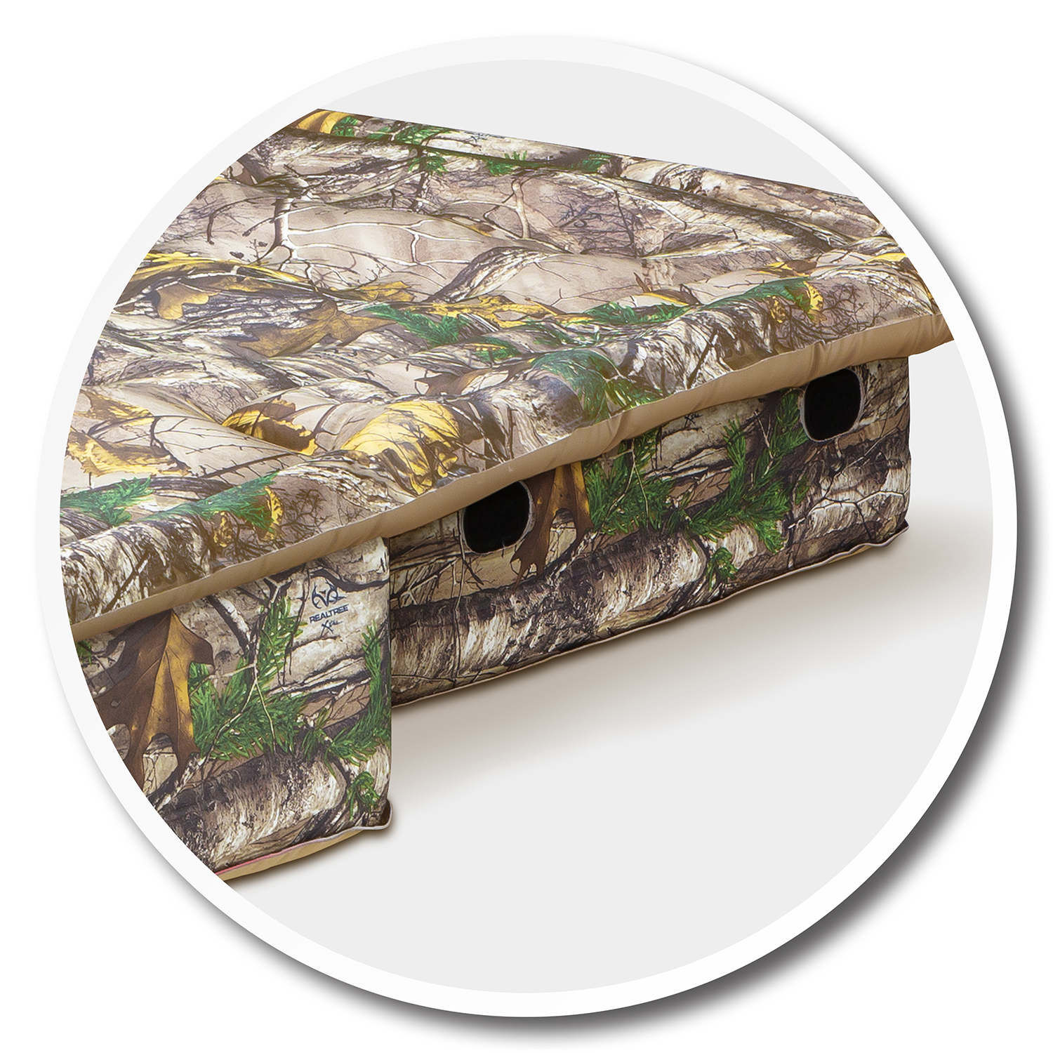 "AirBedz" original Inflatable Wheel Well Inserts - FITS ONLY PPI 405 - CAMO Truck bed Air Mattress (mattress sold separately)