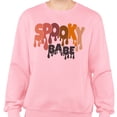 thumbnail image 2 of Drippy Spooky Babe Sweatshirt Unisex X-Large Pink, 2 of 5