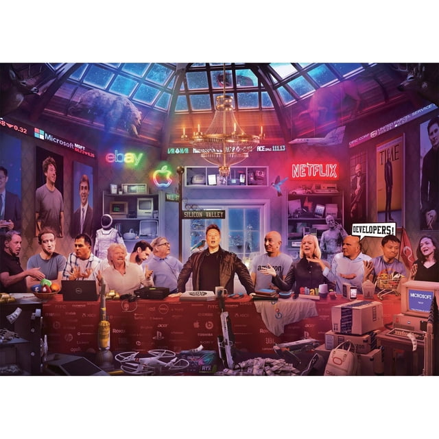 Rompecabezas Tech Billionaires 1000 piezas Rachid Loft