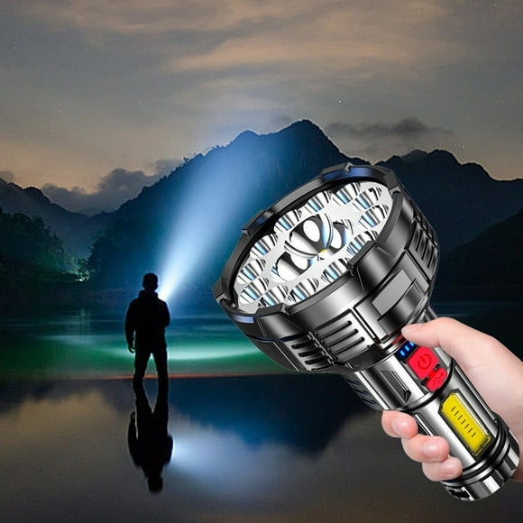EGNMCR Camping & Hiking Outdoor Strong Light Flashlight Charging 15 Hole Spotlights Flashlight Multifunctional Lighting Household Emergency Flashlight Camping light
