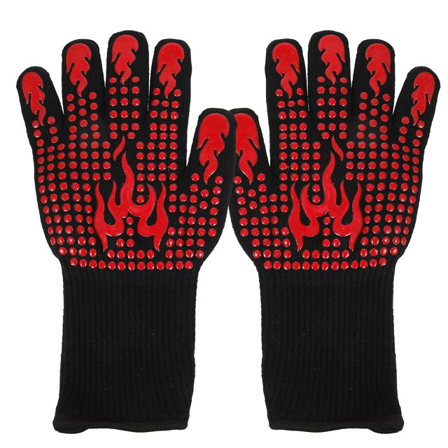MasteelfCA 1 Paire de Gants d'Isolation Thermique pour Barbecue, Gants de Protection pour Four à Micro-Ondes