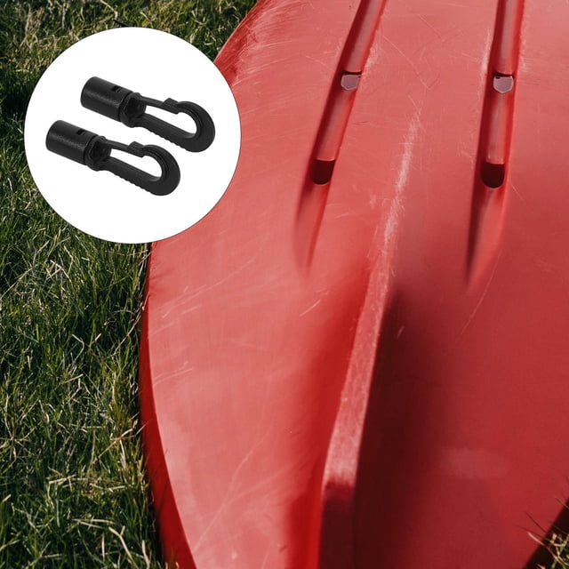 unbranded 2Ud De Plástico Para Canoa Con Elástica Negro Accesorios De Bote