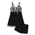thumbnail image 4 of Fashion Skirted Tankini Swimsuit With Conservative Boy Shorts Two Piece Swimwear For Beach And Pool, 4 of 8