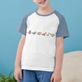 thumbnail image 3 of RXIRUCGD 2025 Vêtements d'Été pour Enfants Tout-Petits Garçons Filles Mode Mignon Col Rond Imprimé Manches Courtes Haut, 3 of 7