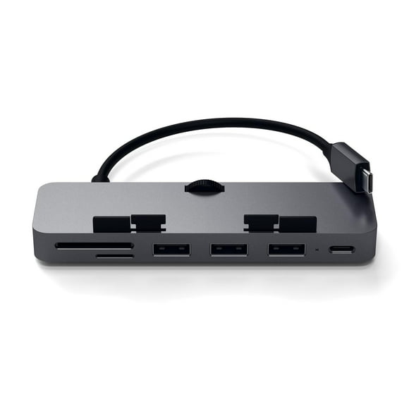 SATECHI Hub Pro Tipo-C de Aluminio con Puerto de Datos USB-C, Datos USB-A 3.0, Lector Micro/SD - par multicolor