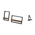 thumbnail image 1 of Estantes de pared para almacenamiento,Estantes flotantes de madera Estantes de pared de madera,Estantes de pared para almacenamiento y exhibición,Figura de escritorio,Escultura abstracta de, 1 of 8