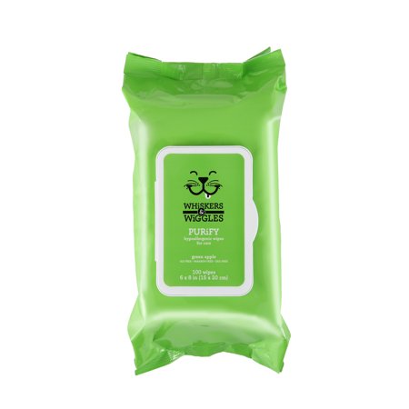 Whiskers & Wiggles Purify Hypoallergenic Wipes 100ct