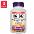 thumbnail image 1 of webber naturals® B6, B12 avec Acide Folique -- 3 x 120 Capsules, 1 of 3