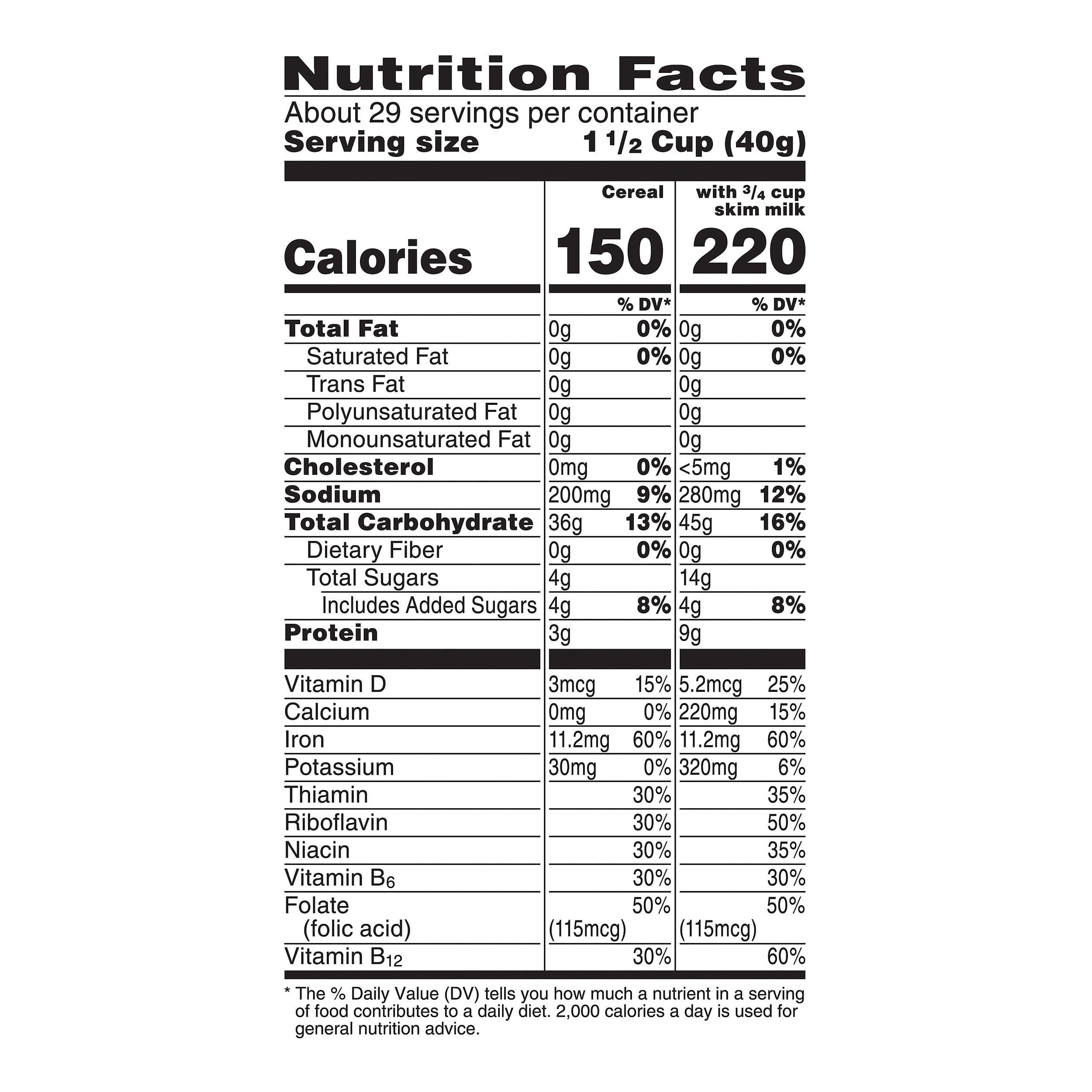 Kellogg's Rice Krispies Breakfast Cereal, 42 oz.
