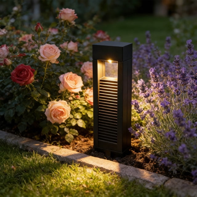 CaiYueKe Solar Powered Outdoor Lights Waterproof Garden Stake Lights Landscape Lawn Patio Yard Pathway Decorative Lighting Auto On/Off Dusk to Dawn