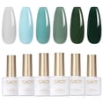thumbnail image 1 of Set de esmaltes de uñas en gel GAOY Green Dark Forest Green Blue Grey, 1 of 6