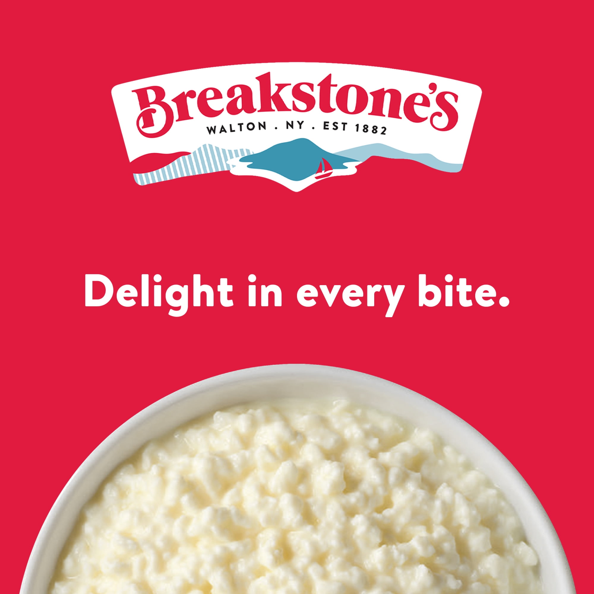Breakstone's Cottage Doubles Lowfat Cottage Cheese with 2% Milkfat and Strawberry Topping, 4.7 oz Cup