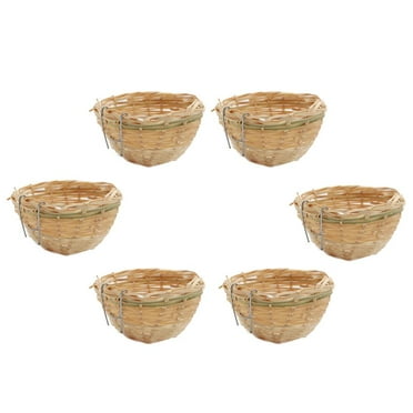 Melrose International Twig Bird Nest with Eggs and Boxwood Foliage (Set of 12) main image 0