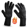 thumbnail image 4 of BBQ Gloves High Temperature Resistance Oven Mitts 500 800 Degrees Fireproof Barbecue Heat Insulation Microwave Oven Gloves ,Secure Grip, 4 of 7