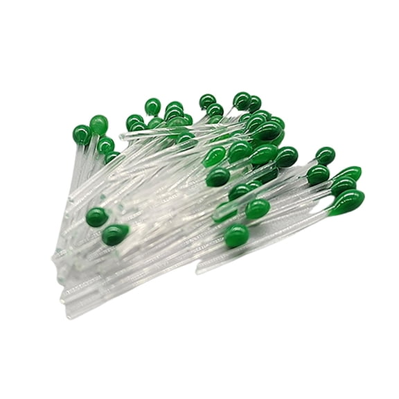 figatia 50Pcs Eyes Eyes Accessory Portable Small Lure Making, Soft for Freshwater Saltwater DIY Fly Tying Materials Tying green